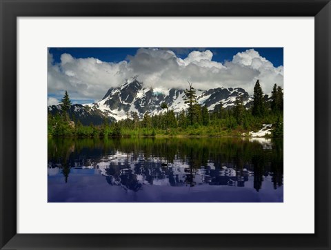 Framed Head in the Clouds Print