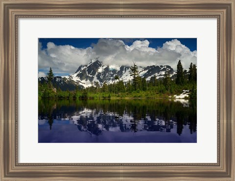 Framed Head in the Clouds Print