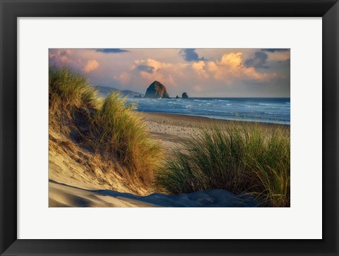 Framed Evening on Cannon Beach Print