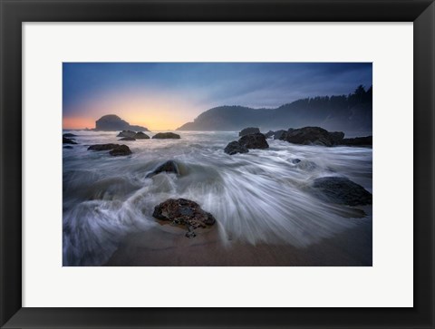 Framed Ecola Mist Print