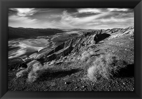 Framed Dante&#39;s View B&amp;W Print