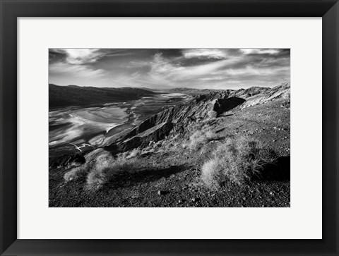 Framed Dante&#39;s View B&amp;W Print