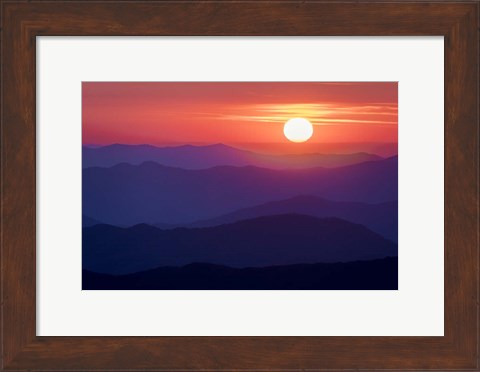 Framed Appalachian Sunset Print