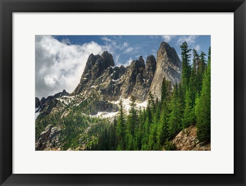 Framed Above Washington Pass Print