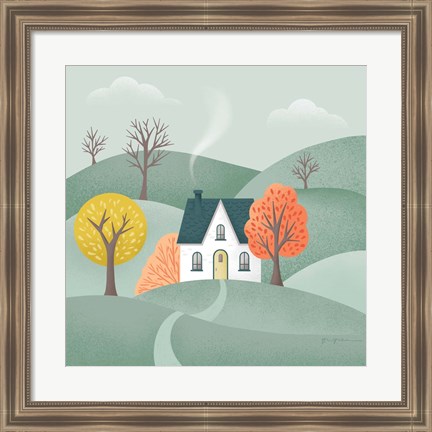 Framed Sweater Weather VI Print