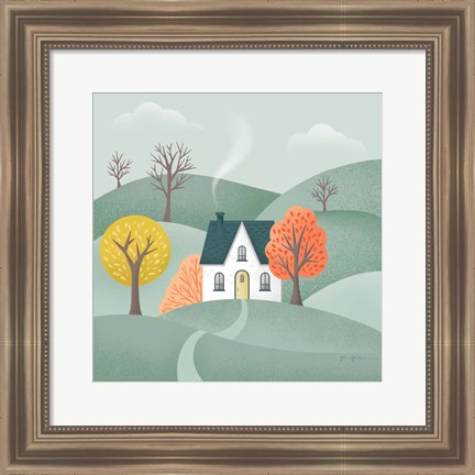 Framed Sweater Weather VI Print