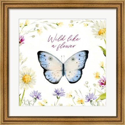 Framed Wild for Wildflowers VII Print