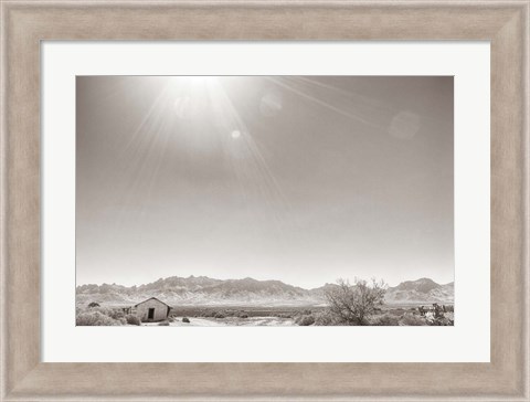 Framed Southwestern Sun Print