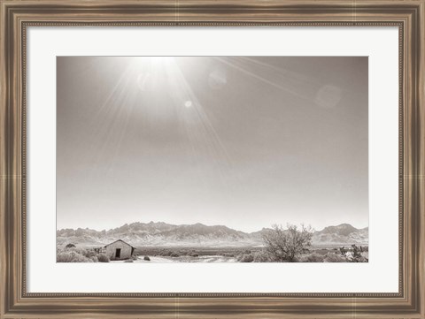 Framed Southwestern Sun Print