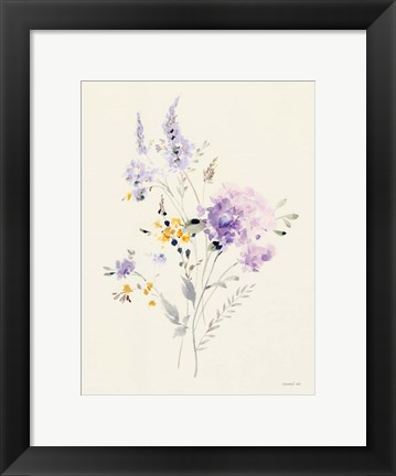 Framed Lilac Season I Pastel Print