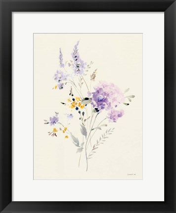 Framed Lilac Season I Pastel Print