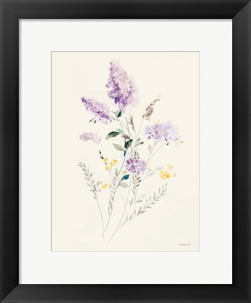 Framed Lilac Season II Pastel Print