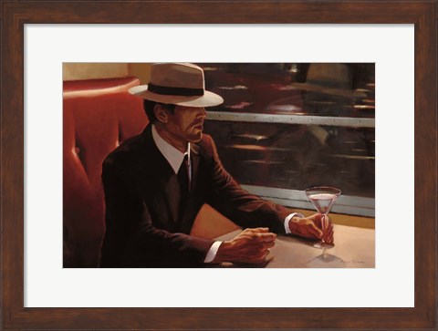 Framed Dry Martini Dining Car Print