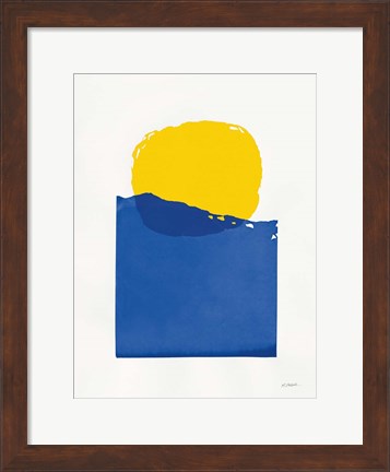 Framed Buoyant Bright Primary Print