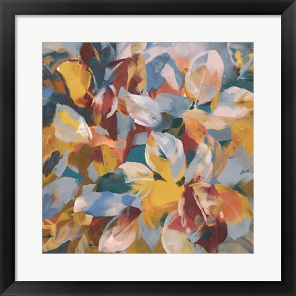 Framed Fall Confetti Leaves Print