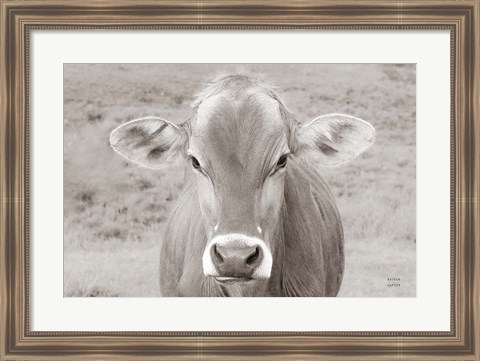 Framed Dairy Barn Neutral Print