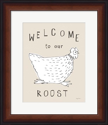 Framed Roost I Print