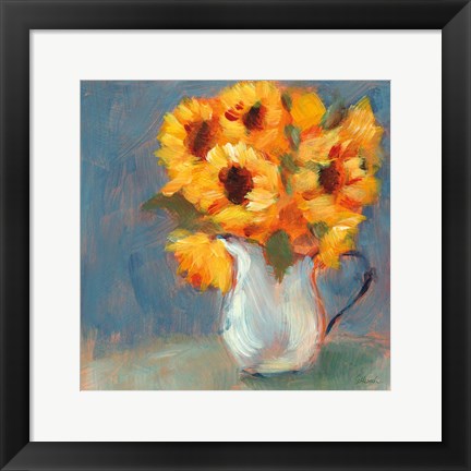 Framed Kitchen Sunflowers Print