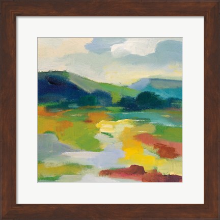 Framed Lush Green II Print