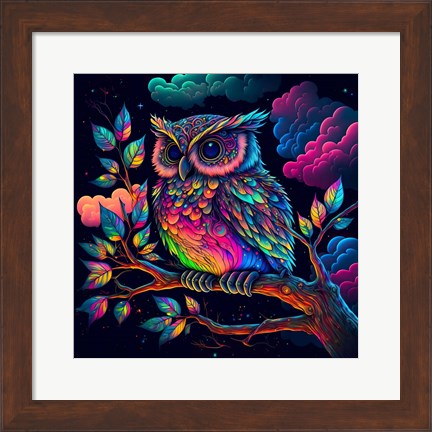 Framed Owl Print