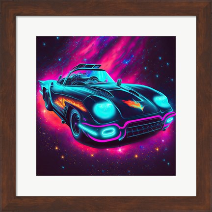 Framed Galaxy Car 1 Print