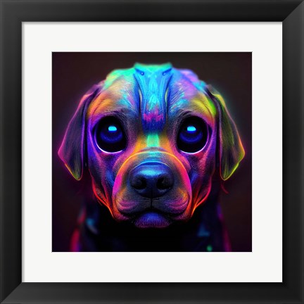 Framed Dog 2 Print