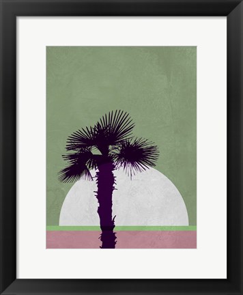 Framed Desert Palm Tree Print