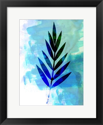 Framed Leaf Watercolor Print