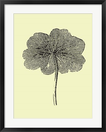 Framed Floating Leaf II Print