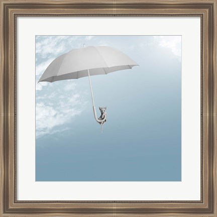 Framed Riding The Skies Print