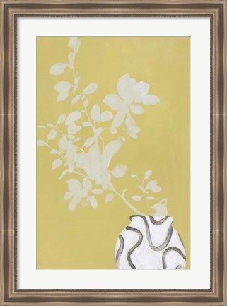 Framed Vanilla Yellow Print