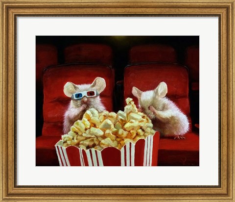 Framed Movie Night 2 Print