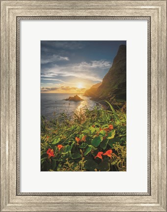 Framed Sunrise in Paradise Print