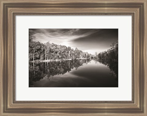 Framed Glassy Creek Print