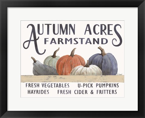 Framed Autumn Acres Print