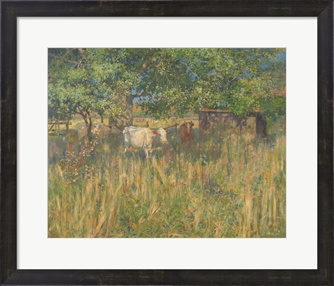 Framed Field Cows Print