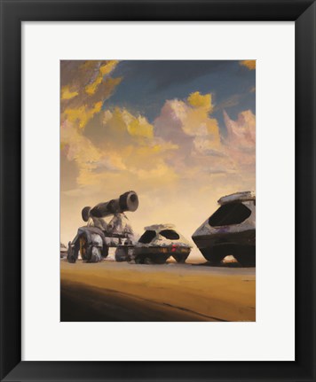 Framed Sci-Fi Cars Print