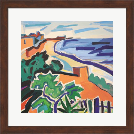 Framed Italy Ocean II Print