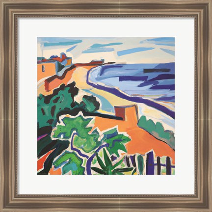 Framed Italy Ocean II Print