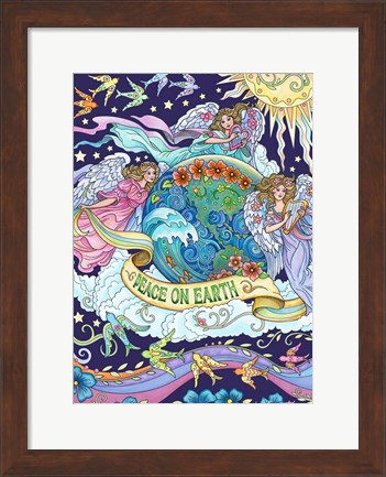 Framed Peace on Earth Print