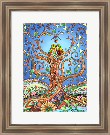 Framed Tree of Love Print