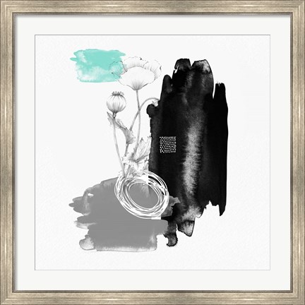 Framed Abstract Art Composition I Print