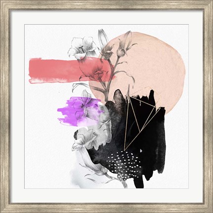 Framed Abstract Composition Print