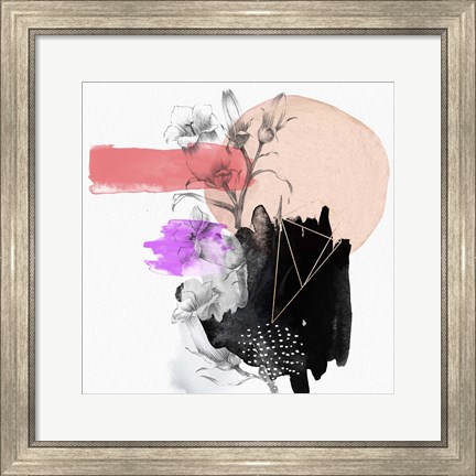 Framed Abstract Composition Print
