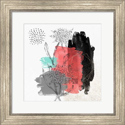 Framed Abstract Composition I Print