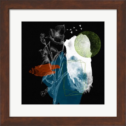 Framed Dream of a Flower Girl IV Print