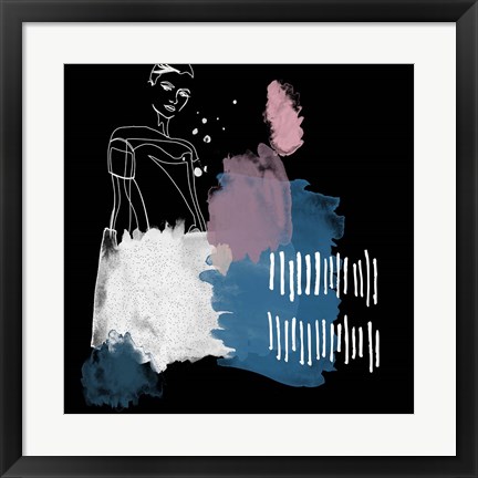 Framed Modern Abstract V Print