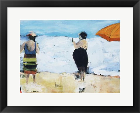 Framed Beach Ladies Print