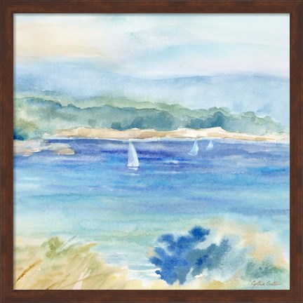 Framed Mediterranean Breezes III Print