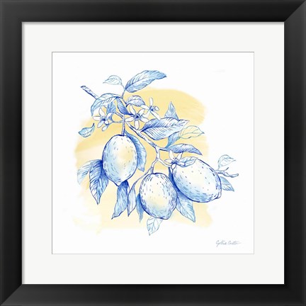 Framed Mediterranean Breezes IV Print